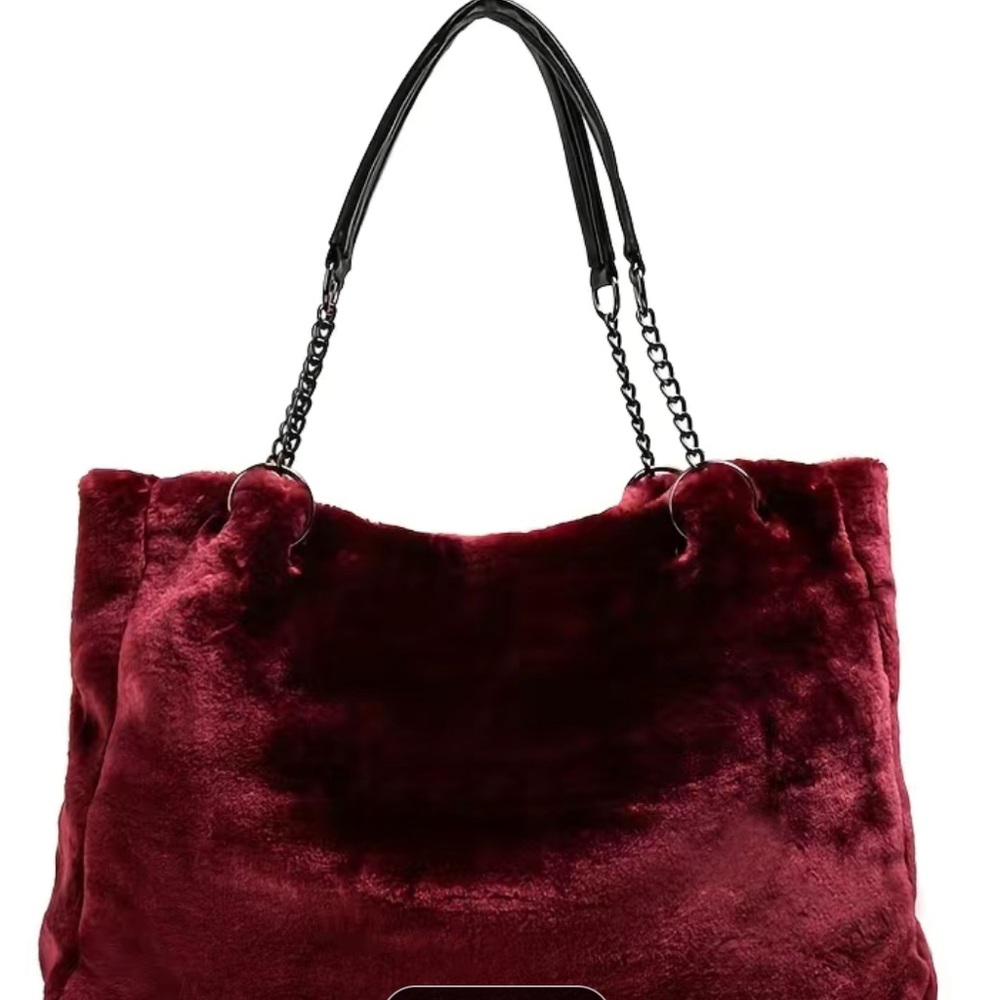 Stylish Faux Rabbit Feel Fur Purse (Back By Popular Demand) Bundle Free Gloves - Picture 5 of 10